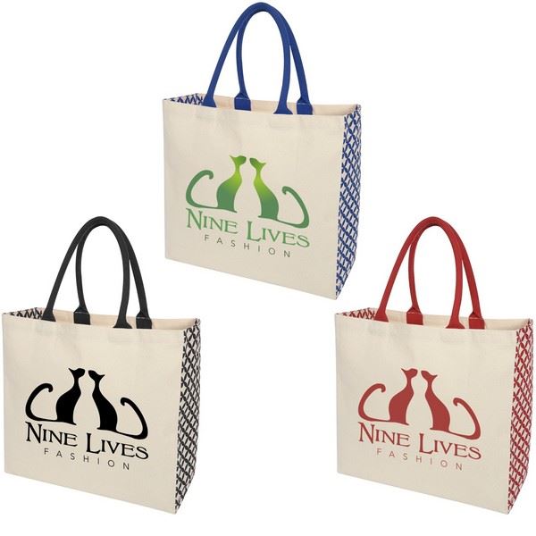 JH3203 Catalina Cotton Canvas Tote Bag With Custom Imprint